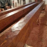 Timber with adzed finish by Log and Timber Works British Columbia